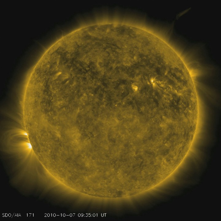 SDO observes its first lunar transit